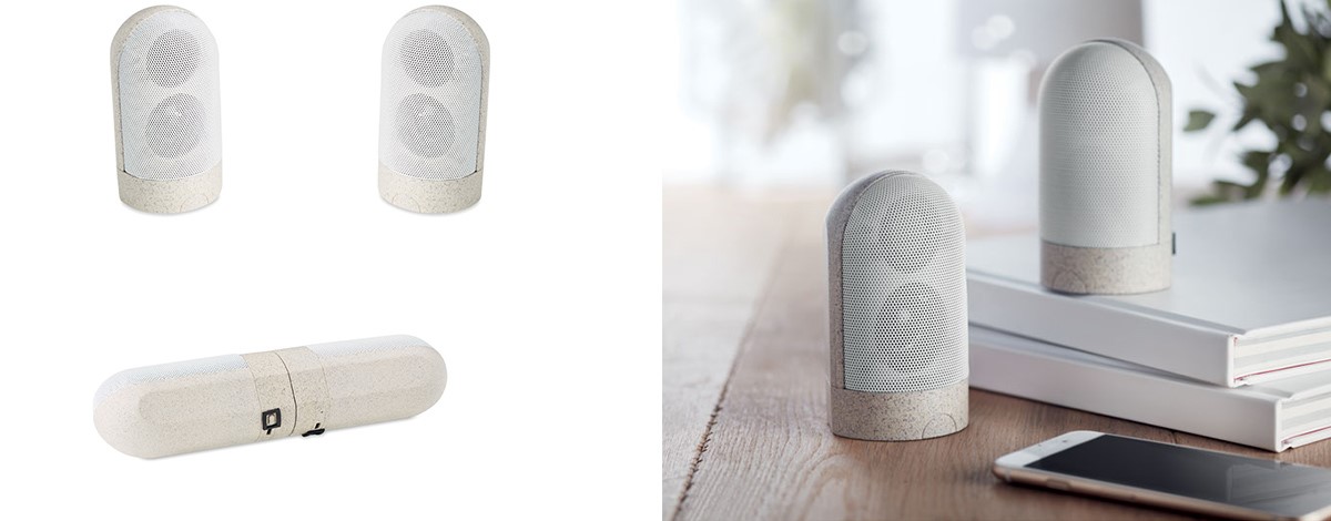 Altavoces magnéticos personalizados con Evalcris