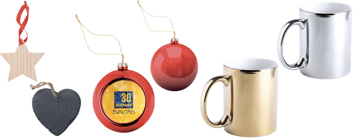 Estacionales que siempre triunfan: tazas, adornos para el árbol...