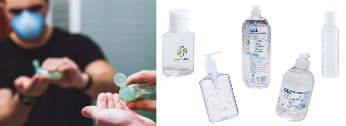 Gel hidroalcohólico personalizado con Evalcris