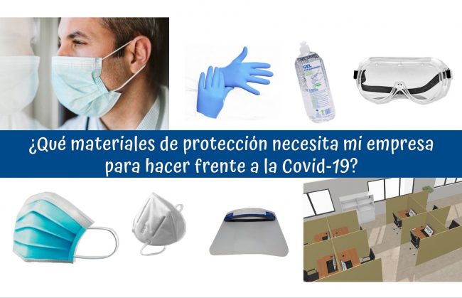 Los materiales de protección individual que necesitarás en tu empresa: mascarillas, guantes, pantallas...