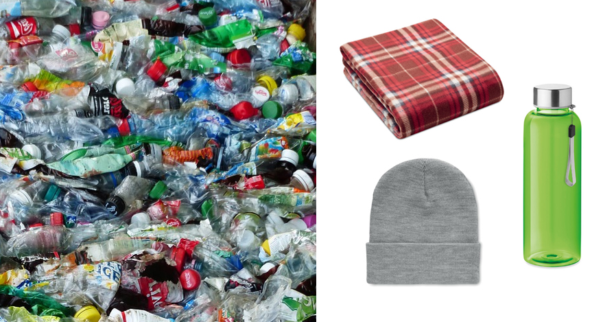 Materiales ecológicos en productos promocionales: RPET