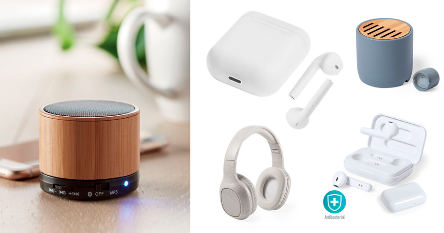 Top productos para el teletrabajo con Evalcris: cascos, altavoces...