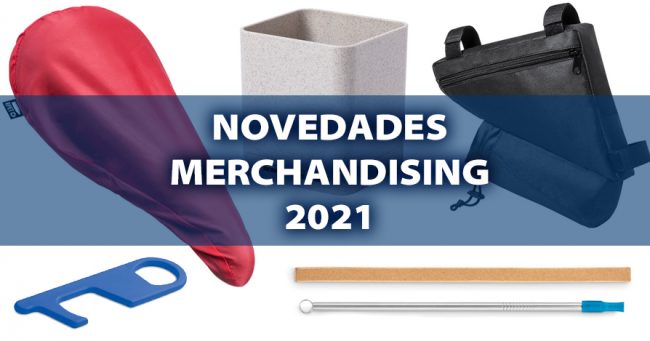 Novedades en merchandising 2021 con Evalcris: lapiceros, fundas de sillín...