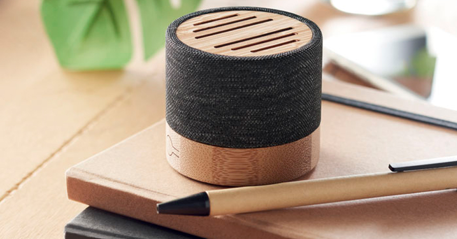 Tecnología ECO: altavoz de bambú
