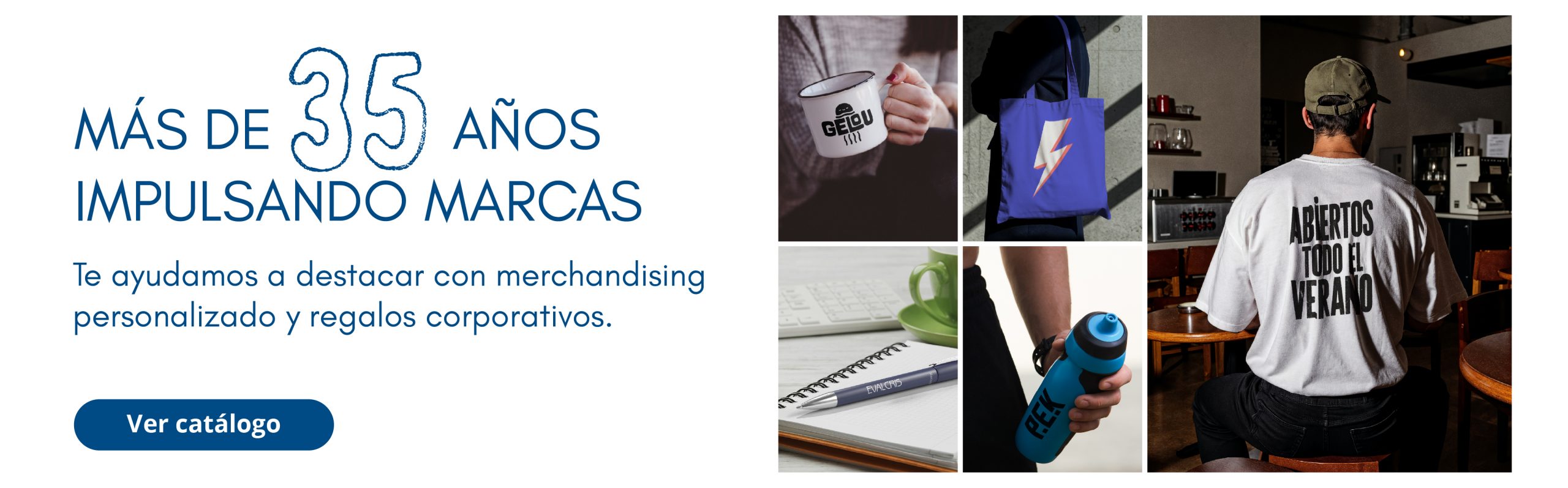 Banner principal: merchandising personalizado en Las Rozas, Madrid