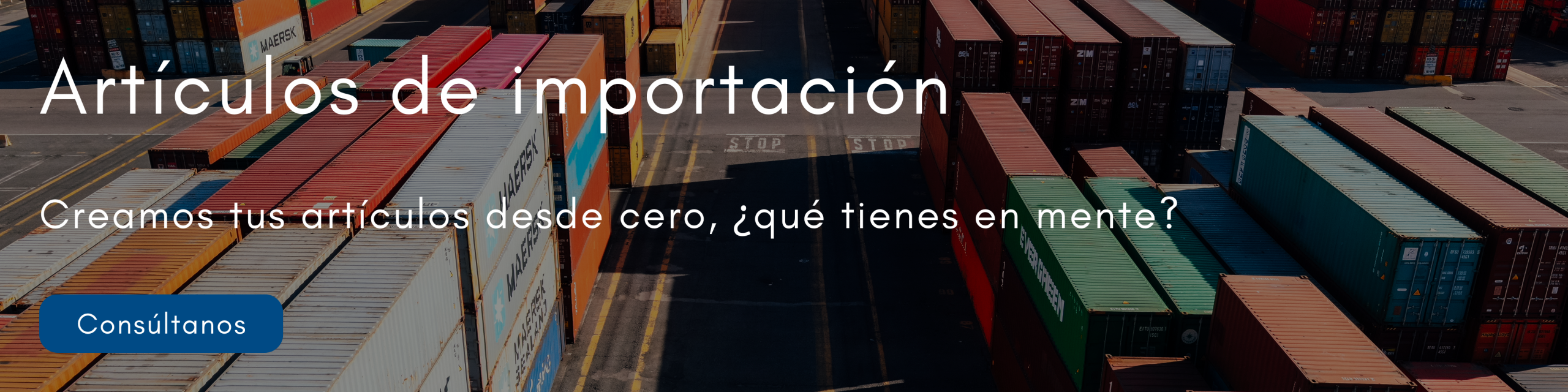 Banner-Desktop-Importación Banner desktop: artículos de importación con Evalcris.