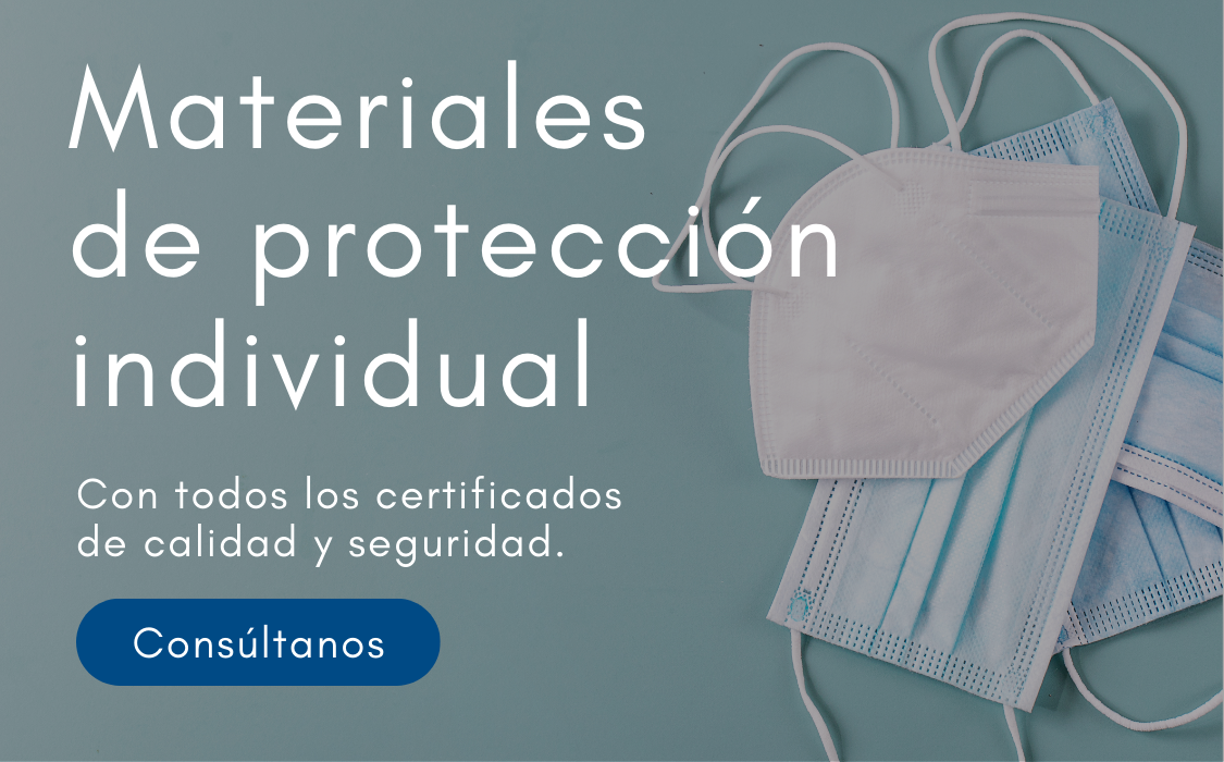 Banner mobile: materiales de protección individual personalizados con Evalcris.