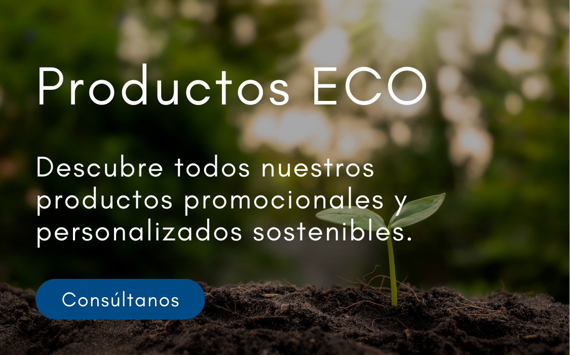 Banner mobile: productos promocionales ecológicos con Evalcris