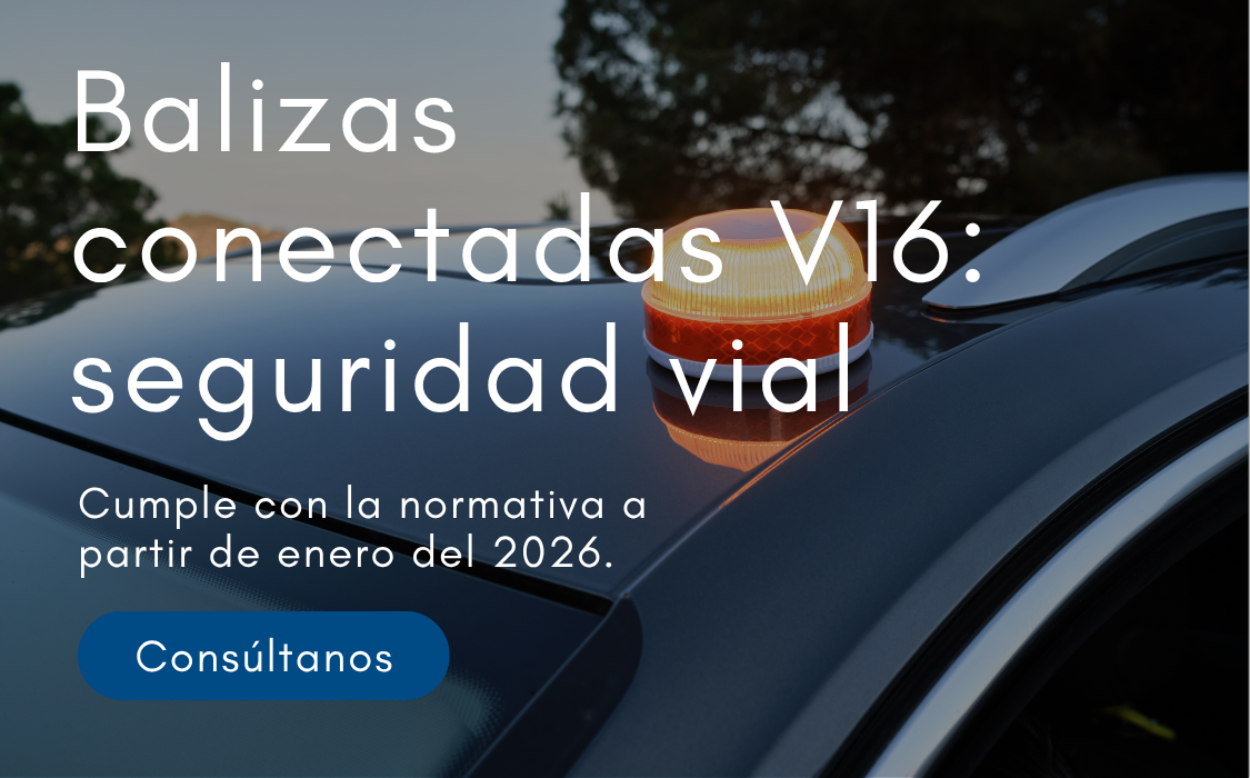 Banner mobile: Consigue tu baliza conectada V16 con Evalcris.