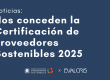 Banner post: Certificación de Proveedores Sostenibles 2025
