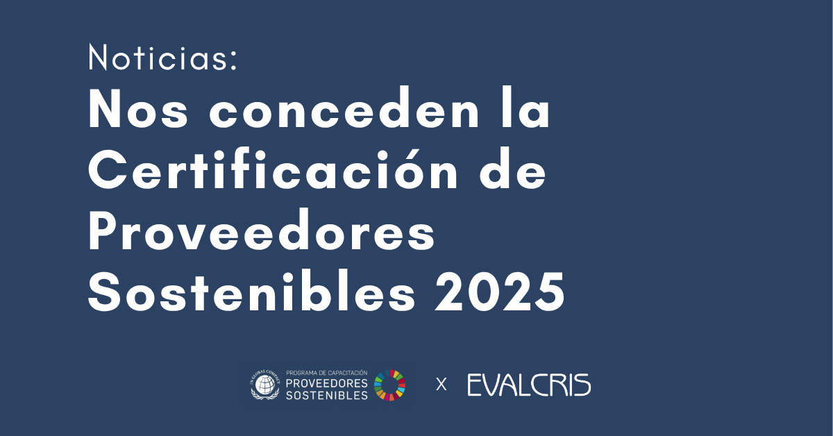Banner post: Certificación de Proveedores Sostenibles 2025